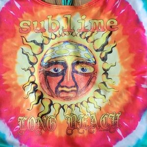 SUBLIME sun tie dye one piece swimsuit